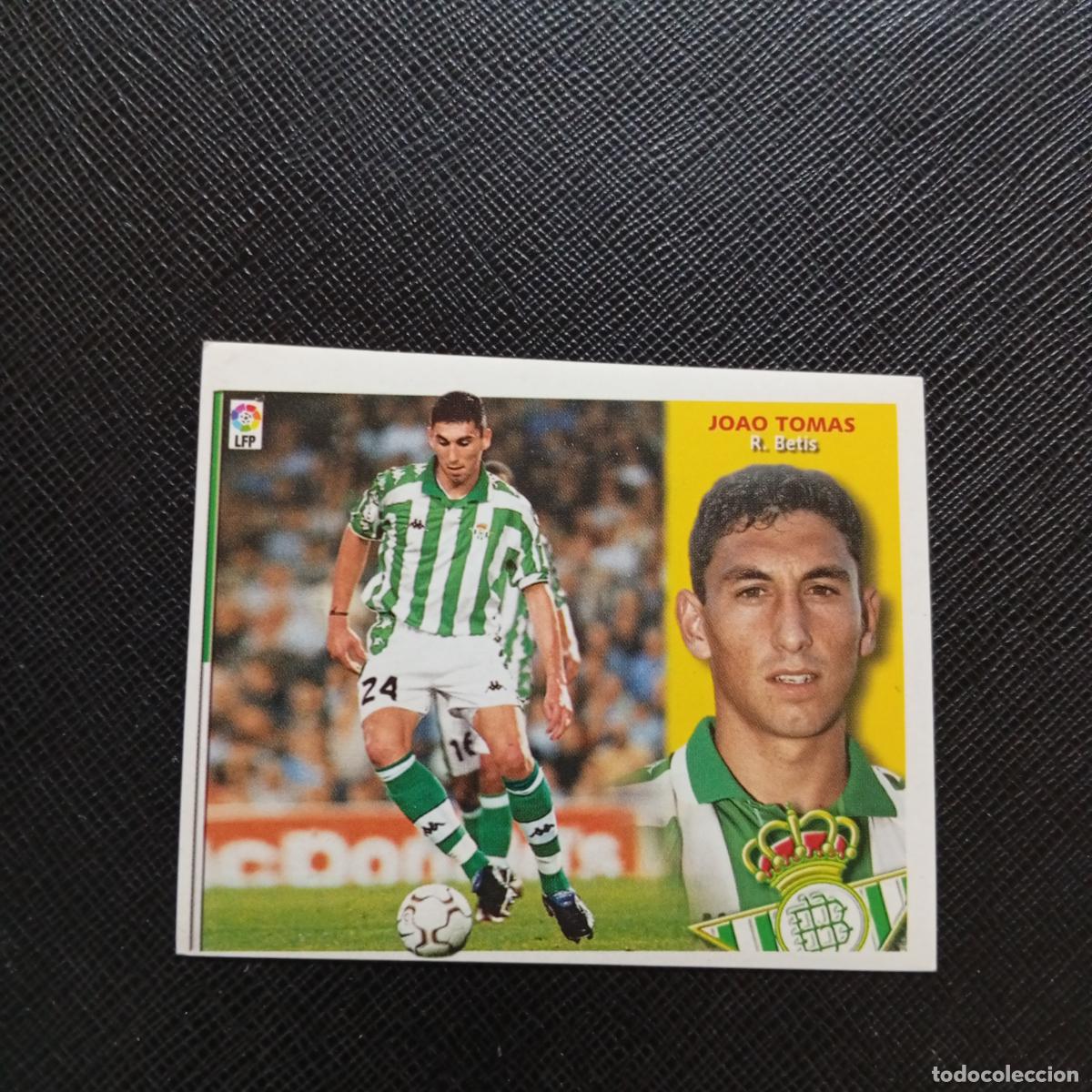 Cromos de f&uacute;tbol: JOAO TOMAS REAL BETIS ESTE 2002 2003 CROMO FUTBOL 02 03 - SIN PEGAR - A75 PG525