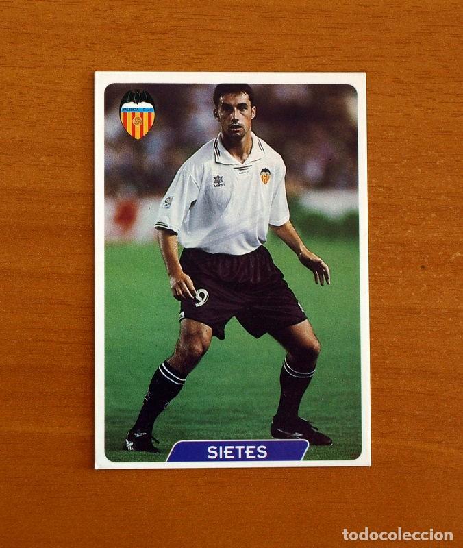 Cromos de f&uacute;tbol: Valencia -N&ordm; 167 Sietes -Las Fichas de la Liga 95-96-1995-1996 -Mundicromo