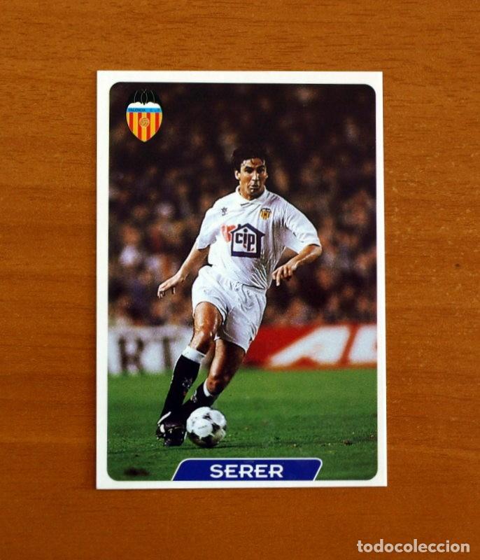 Cromos de f&uacute;tbol: Valencia -N&ordm; 169 Serer -Las Fichas de la Liga 95-96-1995-1996 -Mundicromo