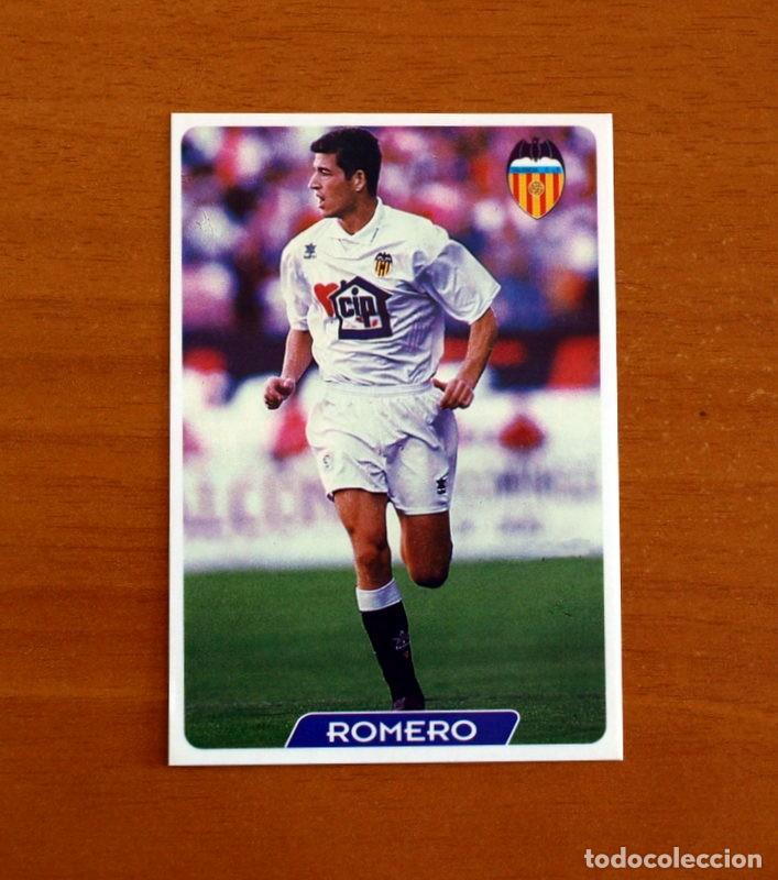 Cromos de f&uacute;tbol: Valencia -N&ordm; 170 Romero -Las Fichas de la Liga 95-96-1995-1996 -Mundicromo