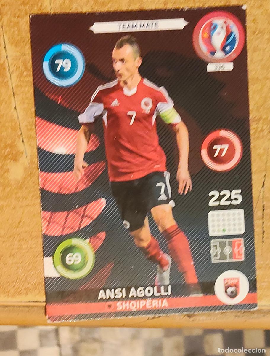 Cromos de f&uacute;tbol: ANSI AGOLLI ALBANIA ADRENALYN FRANCIA EURO 2016 EUROCOPA CROMO FUTBOL 16 - A19 - 336