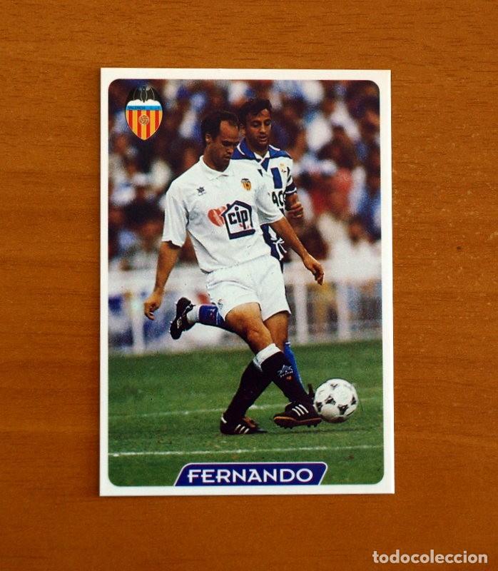 Cromos de f&uacute;tbol: Valencia -N&ordm; 173 Fernando -Las Fichas de la Liga 95-96-1995-1996 -Mundicromo