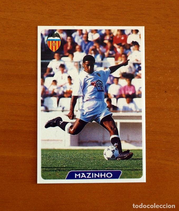 Cromos de f&uacute;tbol: Valencia -N&ordm; 174 Mazinho -Las Fichas de la Liga 95-96-1995-1996 -Mundicromo