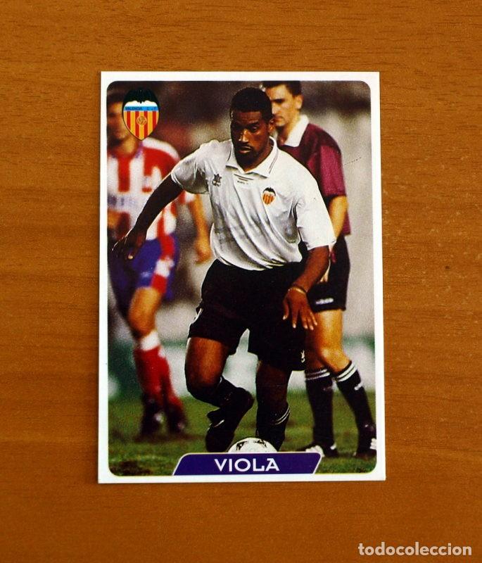 Cromos de f&uacute;tbol: Valencia -N&ordm; 179 Viola -Las Fichas de la Liga 95-96-1995-1996 -Mundicromo