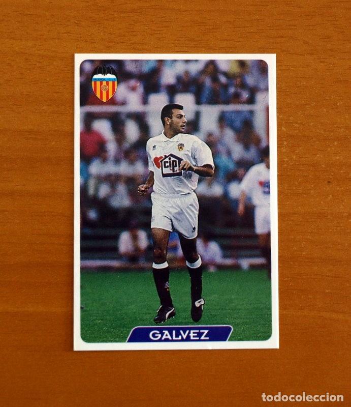 Cromos de f&uacute;tbol: Valencia -N&ordm; 180 Galvez -Las Fichas de la Liga 95-96-1995-1996 -Mundicromo