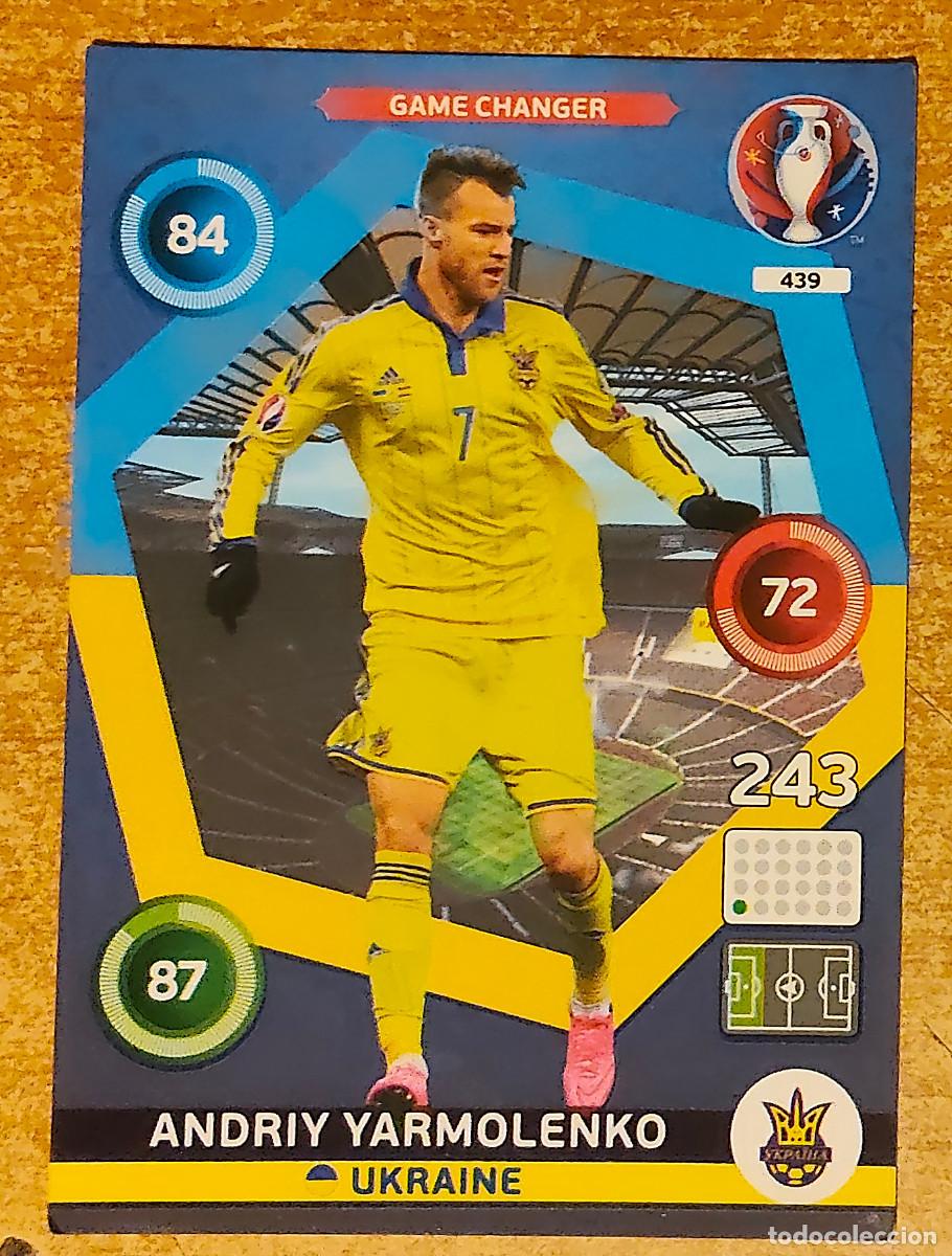 Cromos de f&uacute;tbol: 440 DENYS GARMASH GAME CHANGER UCRANIA CROMOS ADRENALYN XL UEFA FRANCIA EURO 2016 EURO2016 FRANCE