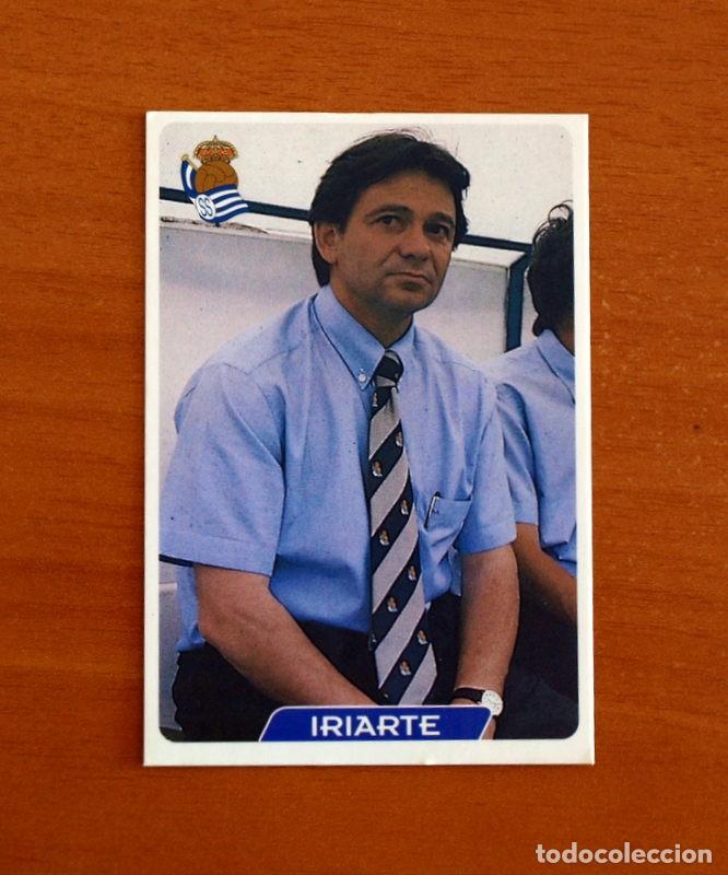 Cromos de f&uacute;tbol: Real Sociedad -N&ordm; 182 Iriarte Entrenador -Las Fichas de la Liga 95-96-1995-1996 -Mundicromo