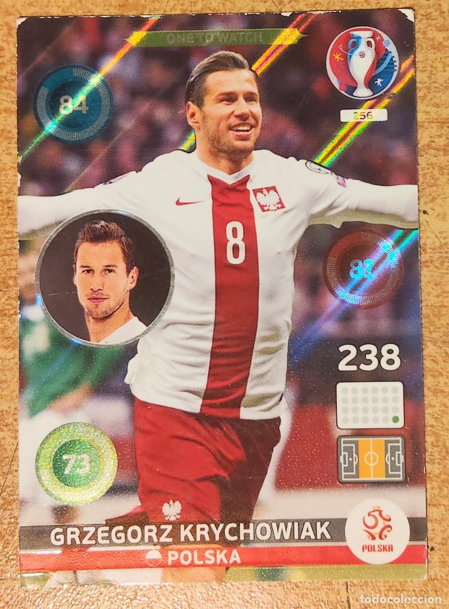 Cromos de f&uacute;tbol: 256 KRYCHOWIAK POLONIA FICHAS ALBUM ADRENALYN XL EUROCOPA FRANCIA 2016
