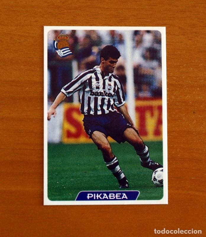Cromos de f&uacute;tbol: Real Sociedad -N&ordm; 185 Pikabea -Las Fichas de la Liga 95-96-1995-1996 -Mundicromo
