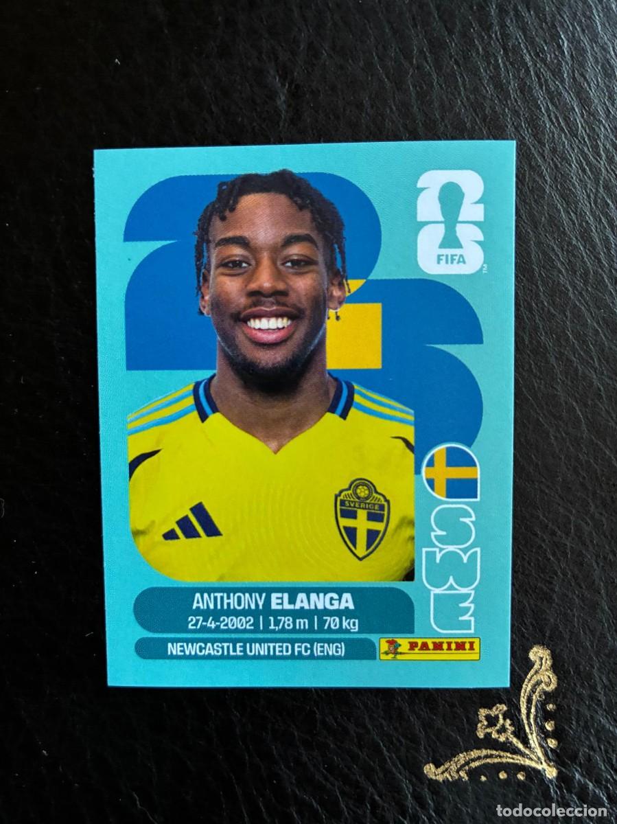 Cromos de f&uacute;tbol: SWE 18 ANTHONY ELANGA SWE18 SUECIA FIFA WORLD CUP MUNDIAL 2026 26 PANINI