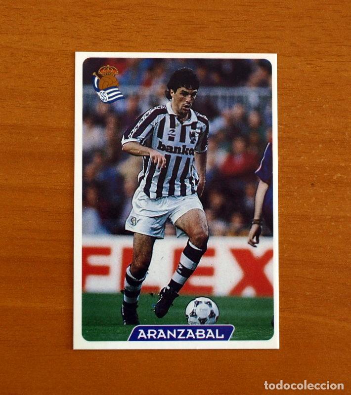 Cromos de f&uacute;tbol: Real Sociedad - N&ordm; 187 Aranzabal - Las Fichas de la Liga 95-96-1995-1996 Mundicromo