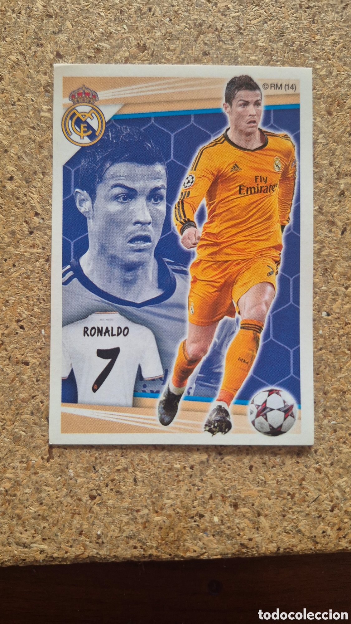 Cromos de f&uacute;tbol: 168 CRISTIANO RONALDO CROMO FUTBOL COLECCI&Oacute;N OFICIAL REAL MADRID 2013-2014 PANINI 13-14