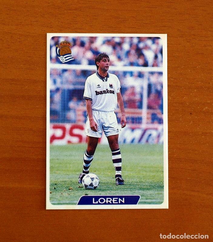 Cromos de f&uacute;tbol: Real Sociedad - N&ordm; 188 Loren - Las Fichas de la Liga 95-96-1995-1996 Mundicromo
