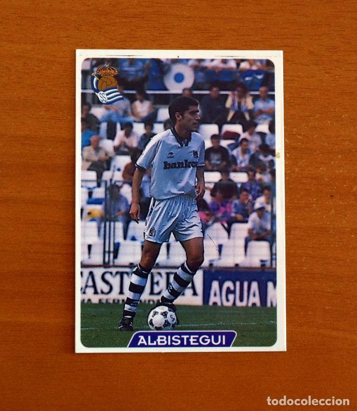 Cromos de f&uacute;tbol: Real Sociedad - N&ordm; 189 Albistegui - Las Fichas de la Liga 95-96-1995-1996 Mundicromo