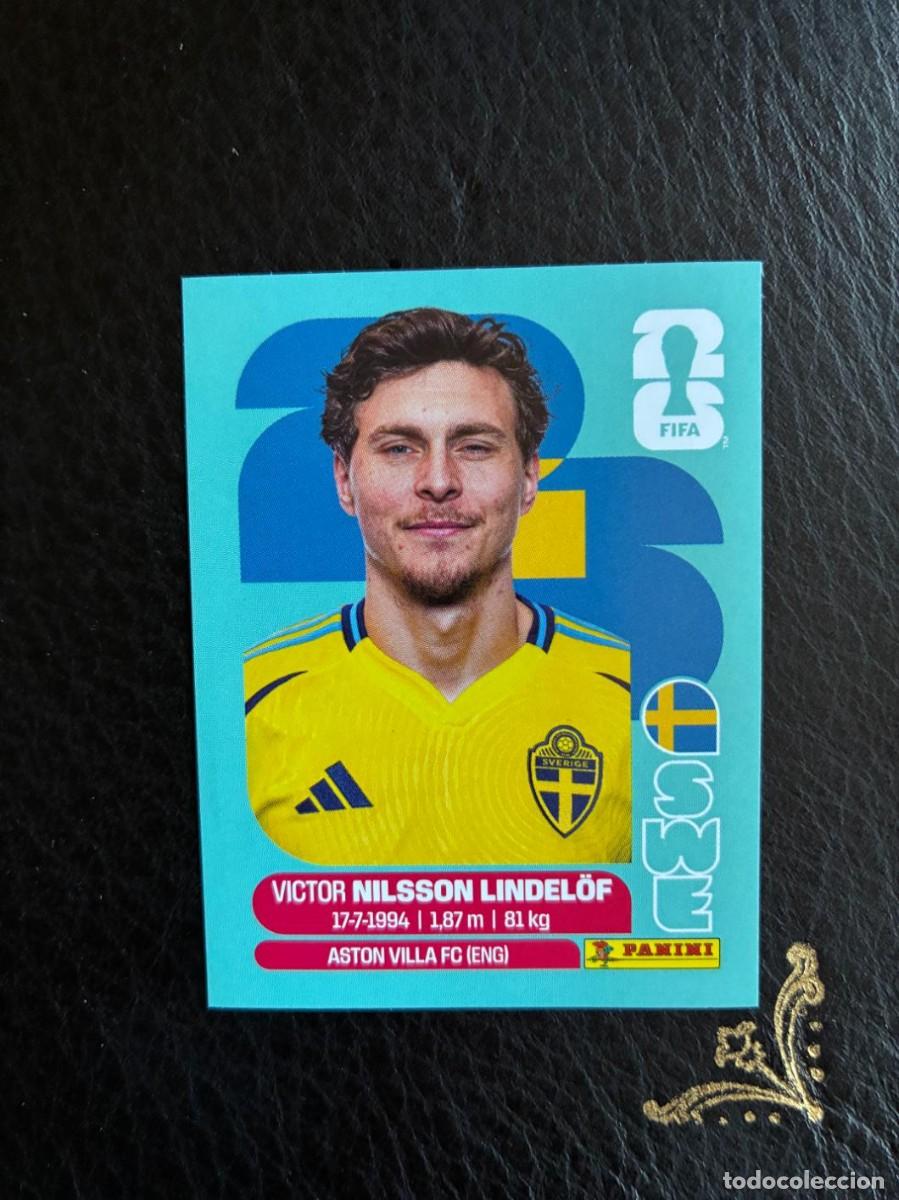 Cartes &agrave; collectionner de Football: SWE 6 VICTOR NILSSON LINDELOF SWE6 SUECIA FIFA WORLD CUP MUNDIAL 2026 26 PANINI