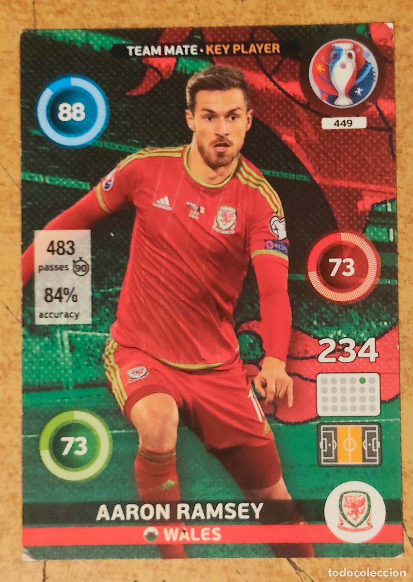 Cartes &agrave; collectionner de Football: #449 AARON RAMSEY - GALES WALES ADRENALYN XL EURO 2016 PANINI FRANCIA 16