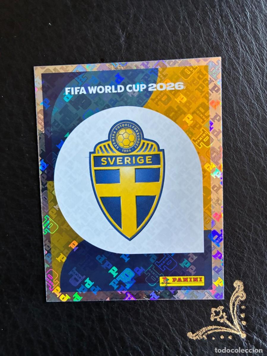 Cartes &agrave; collectionner de Football: SWE 1 ESCUDO LOGO SUECIA FIFA WORLD CUP MUNDIAL 2026 26 PANINI