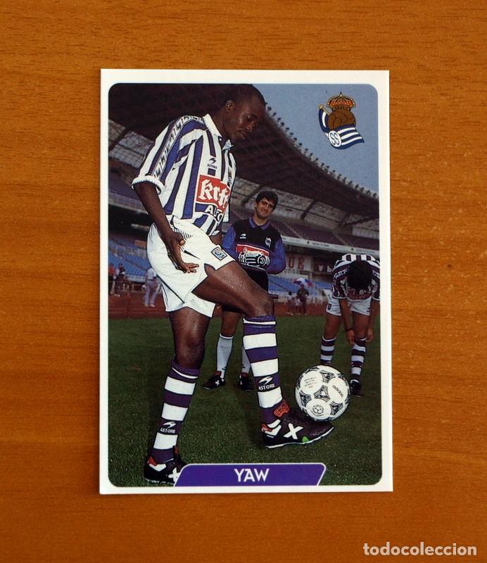 Cromos de f&uacute;tbol: Real Sociedad - N&ordm; 197 Yaw - Las Fichas de la Liga 95-96-1995-1996 Mundicromo