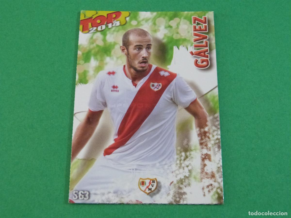 Cartes &agrave; collectionner de Football: TRADING CARD FUTBOL GALVEZ RAYO VALLECANO BRILLO N&ordm; 563 FICHAS LIGA TOP MUNDICROMO 2013-2014/13-14