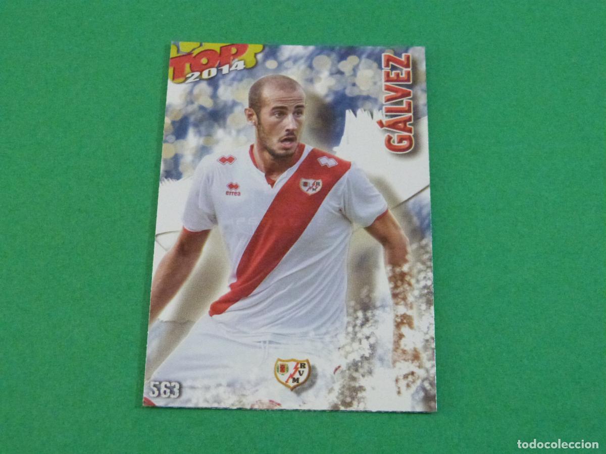 Cartes &agrave; collectionner de Football: TRADING CARD FUTBOL GALVEZ RAYO VALLECANO BRILLO N&ordm; 563 FICHAS LIGA TOP MUNDICROMO 2013-2014/13-14