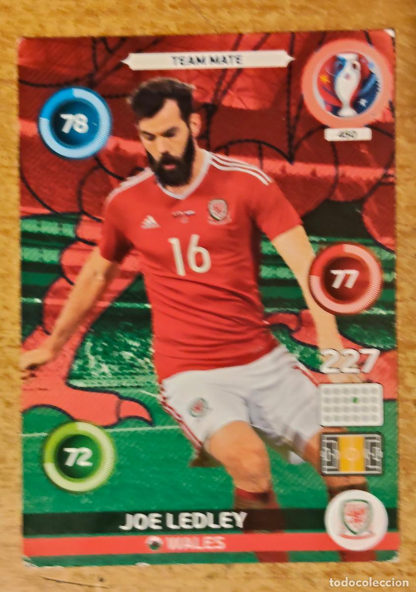 Cromos de f&uacute;tbol: Cromo card adrenalyn euro Francia 16 joe ledley 450 gales