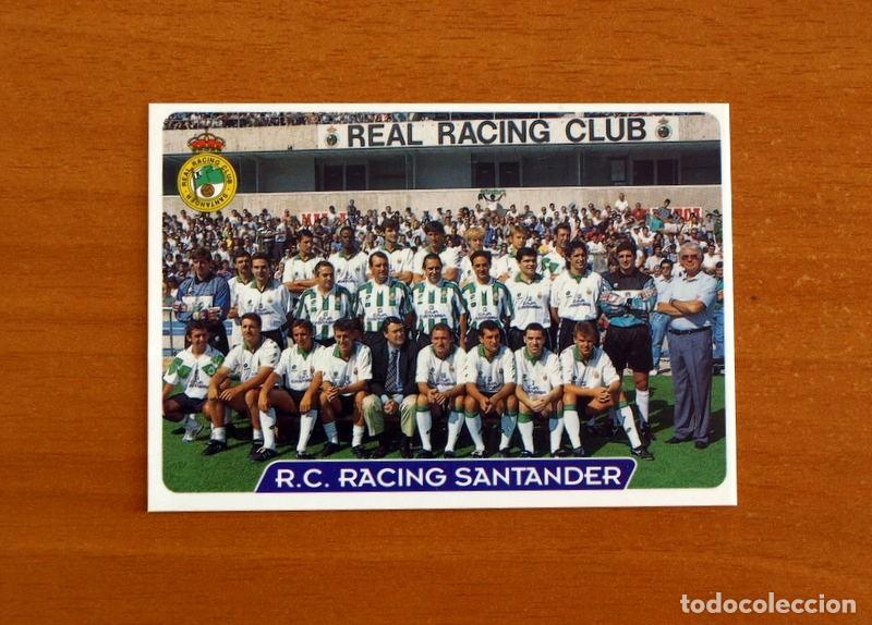 Cromos de f&uacute;tbol: Racing de Santander - N&ordm; 199 Plantilla-Equipo - Las Fichas de la Liga 95-96-1995-1996 Mundicromo