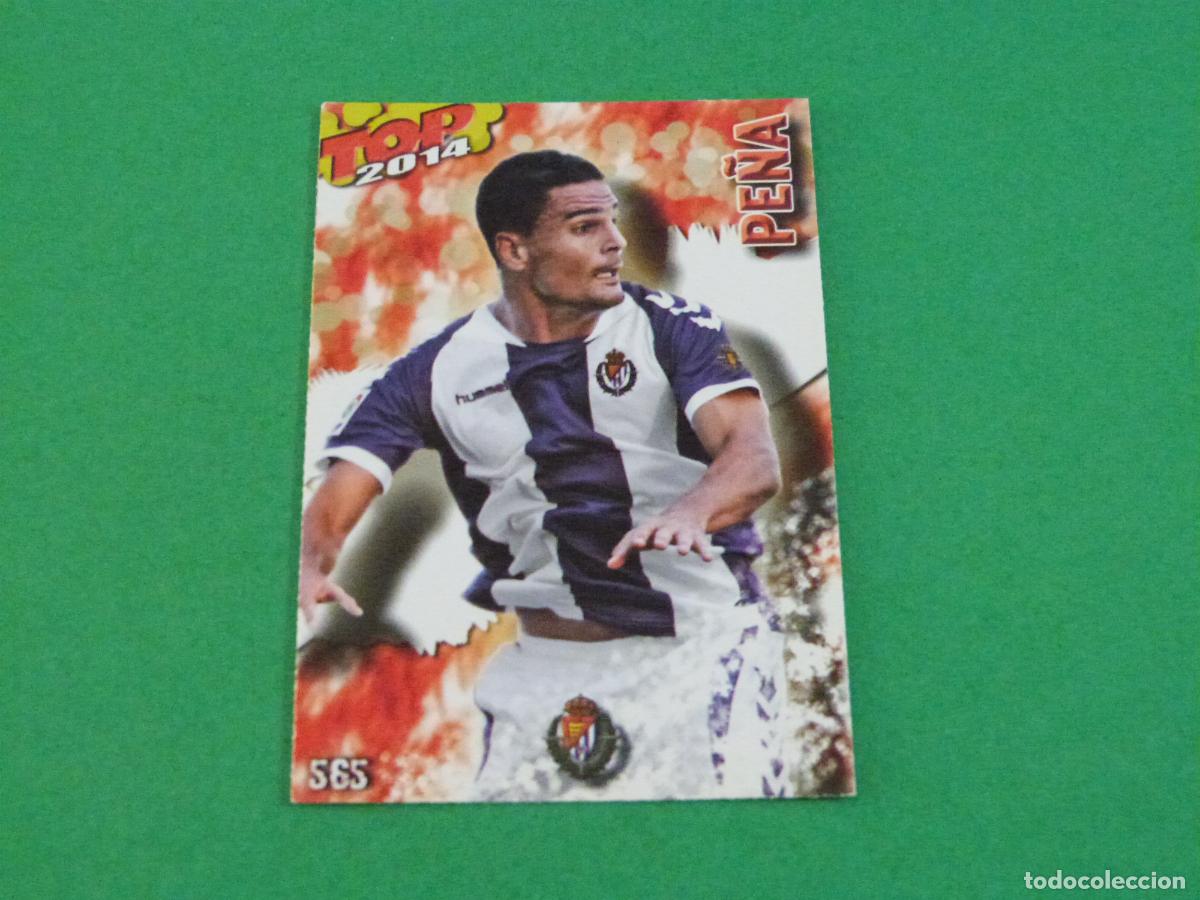 Cromos de f&uacute;tbol: TRADING CARD FUTBOL PE&Ntilde;A REAL VALLADOLID MATE ROJO N&ordm; 565 FICHAS LIGA TOP MUNDICROMO 2013-2014/13-14