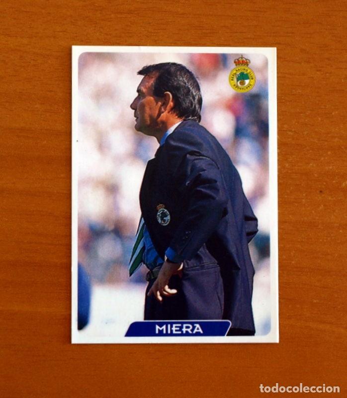 Cromos de f&uacute;tbol: Racing de Santander - N&ordm; 200 Miera Entrenador - Las Fichas de la Liga 95-96-1995-1996 Mundicromo