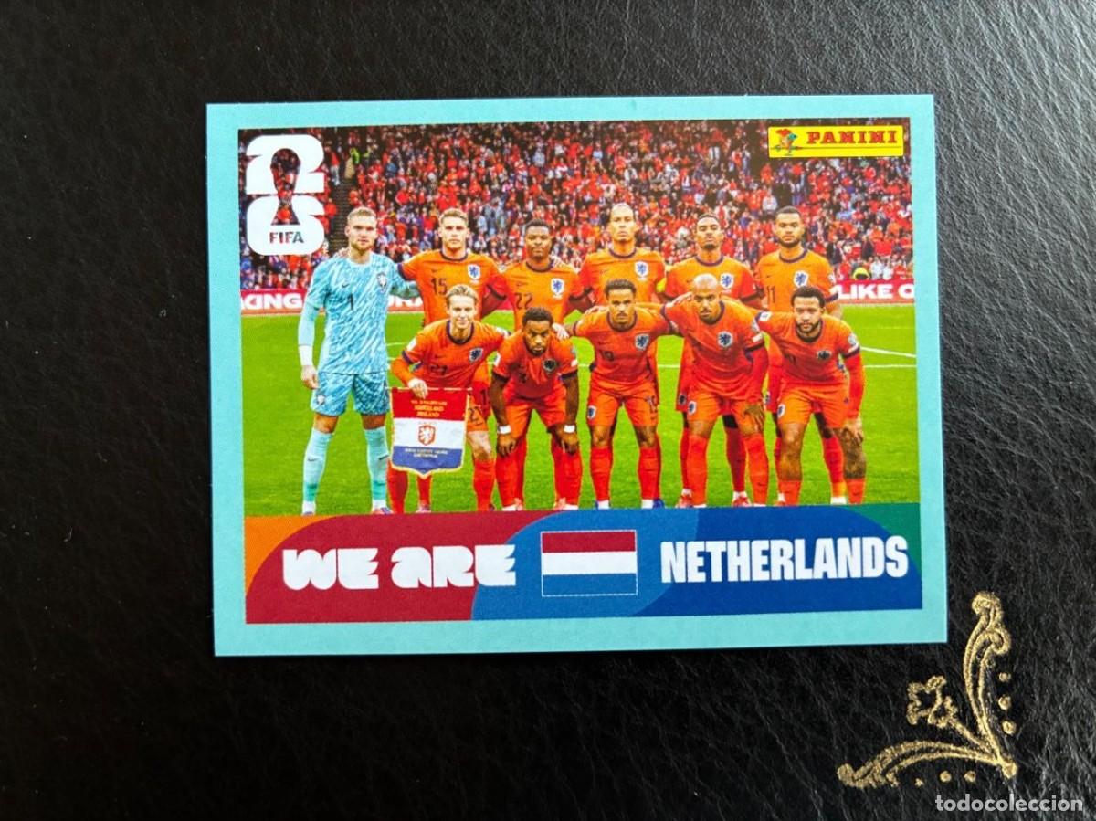 Cromos de f&uacute;tbol: NED 13 EQUIPO ALINEACION NED13 HOLANDA NETHERLANDS FIFA WORLD CUP MUNDIAL 2026 26 PANINI