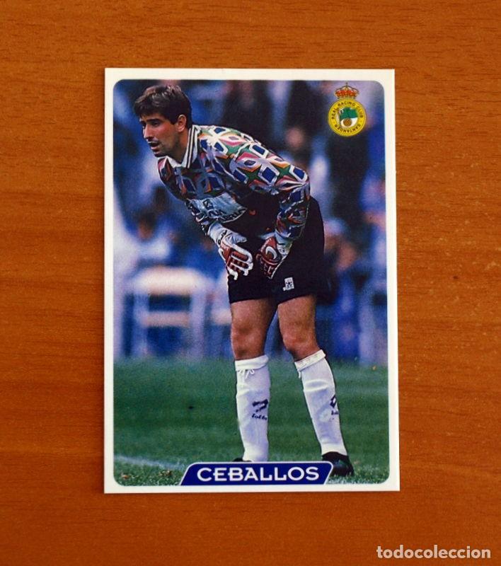 Cromos de f&uacute;tbol: Racing de Santander - N&ordm; 201 Ceballos - Las Fichas de la Liga 95-96-1995-1996 Mundicromo