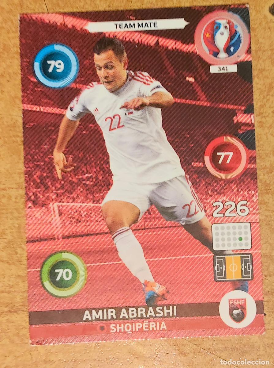 Cromos de f&uacute;tbol: Amir Abrashi - #341 . Panini Adrenalyn XL de la UEFA Euro 2016.