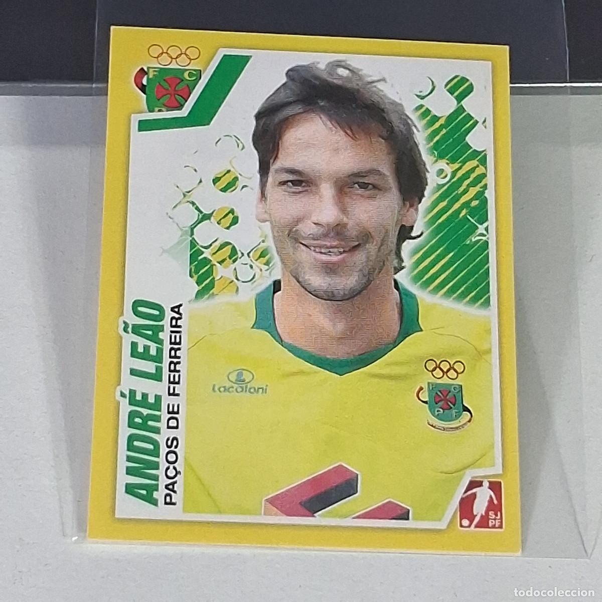 Cromos de f&uacute;tbol: B54 190 ANDR&Eacute; LE&Atilde;O PA&Ccedil;OS DE FERREIRA SJPF STICKER LIGA NOS PORTUGAL PANINI FUTEBOL 2011-2012 11-12