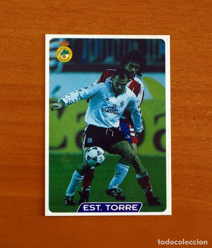 Cromos de f&uacute;tbol: Racing de Santander - N&ordm; 204 Esteb&aacute;n Torre - Las Fichas de la Liga 95-96-1995-1996 Mundicromo