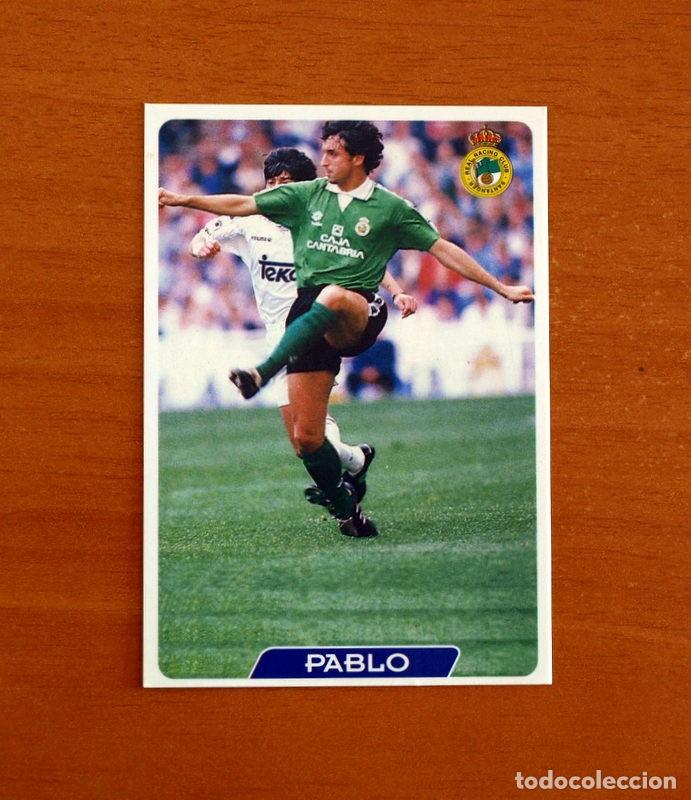 Cromos de f&uacute;tbol: Racing de Santander - N&ordm; 205 Pablo - Las Fichas de la Liga 95-96-1995-1996 Mundicromo