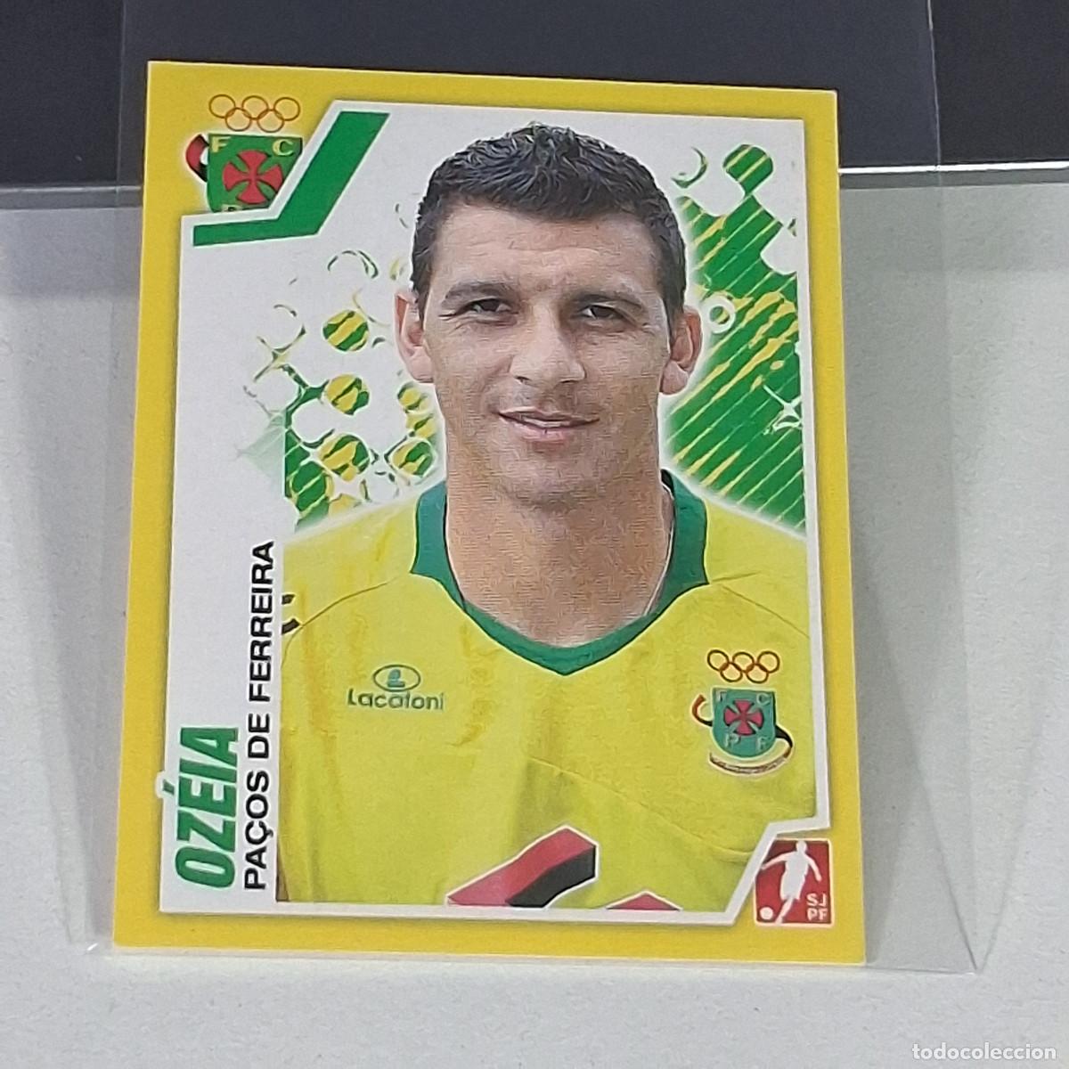 Cromos de f&uacute;tbol: B54 186 OZ&Eacute;IA PA&Ccedil;OS DE FERREIRA SJPF STICKER LIGA NOS PORTUGAL PANINI FUTEBOL 2011-2012 11-12