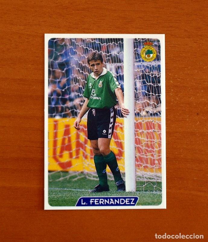 Cromos de f&uacute;tbol: Racing de Santander - N&ordm; 206 Luis Fern&aacute;ndez - Las Fichas de la Liga 95-96-1995-1996 Mundicromo