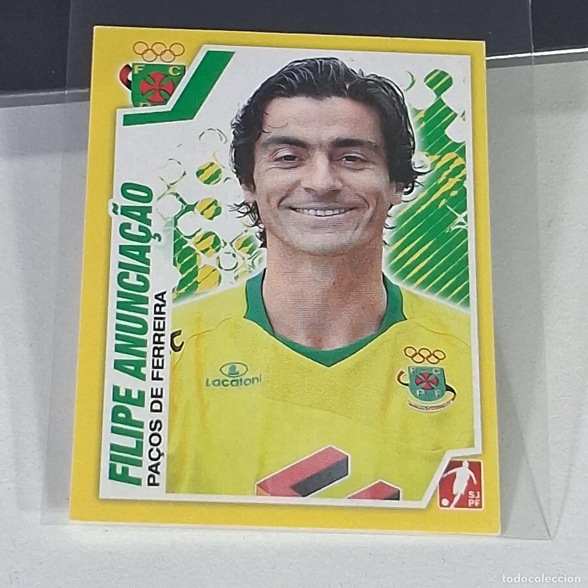 Cromos de f&uacute;tbol: B54 185 FILIPE ANUNCIA&Ccedil;&Atilde;O PA&Ccedil;OS DE FERREIRA SJPF LIGA NOS PORTUGAL PANINI FUTEBOL 2011-2012 11-12