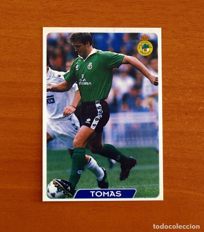 Cromos de f&uacute;tbol: Racing de Santander - N&ordm; 207 Tom&aacute;s - Las Fichas de la Liga 95-96-1995-1996 Mundicromo
