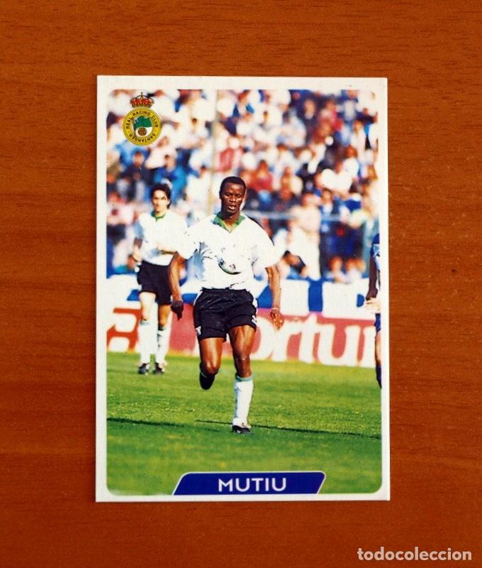 Cromos de f&uacute;tbol: Racing de Santander - N&ordm; 214 Mutiu - Las Fichas de la Liga 95-96-1995-1996 Mundicromo