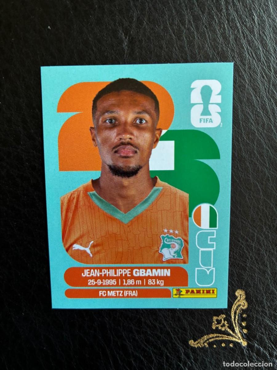 Cromos de f&uacute;tbol: CIV 14 JEAN-PHILIPPE GBAMIN CIV14 COSTA DE MARFIL FIFA WORLD CUP MUNDIAL 2026 26 PANINI