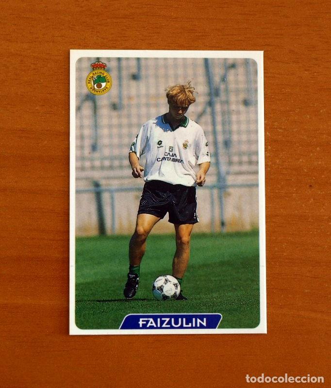 Cromos de f&uacute;tbol: Racing de Santander - N&ordm; 216 Faizulin - Las Fichas de la Liga 95-96-1995-1996 Mundicromo
