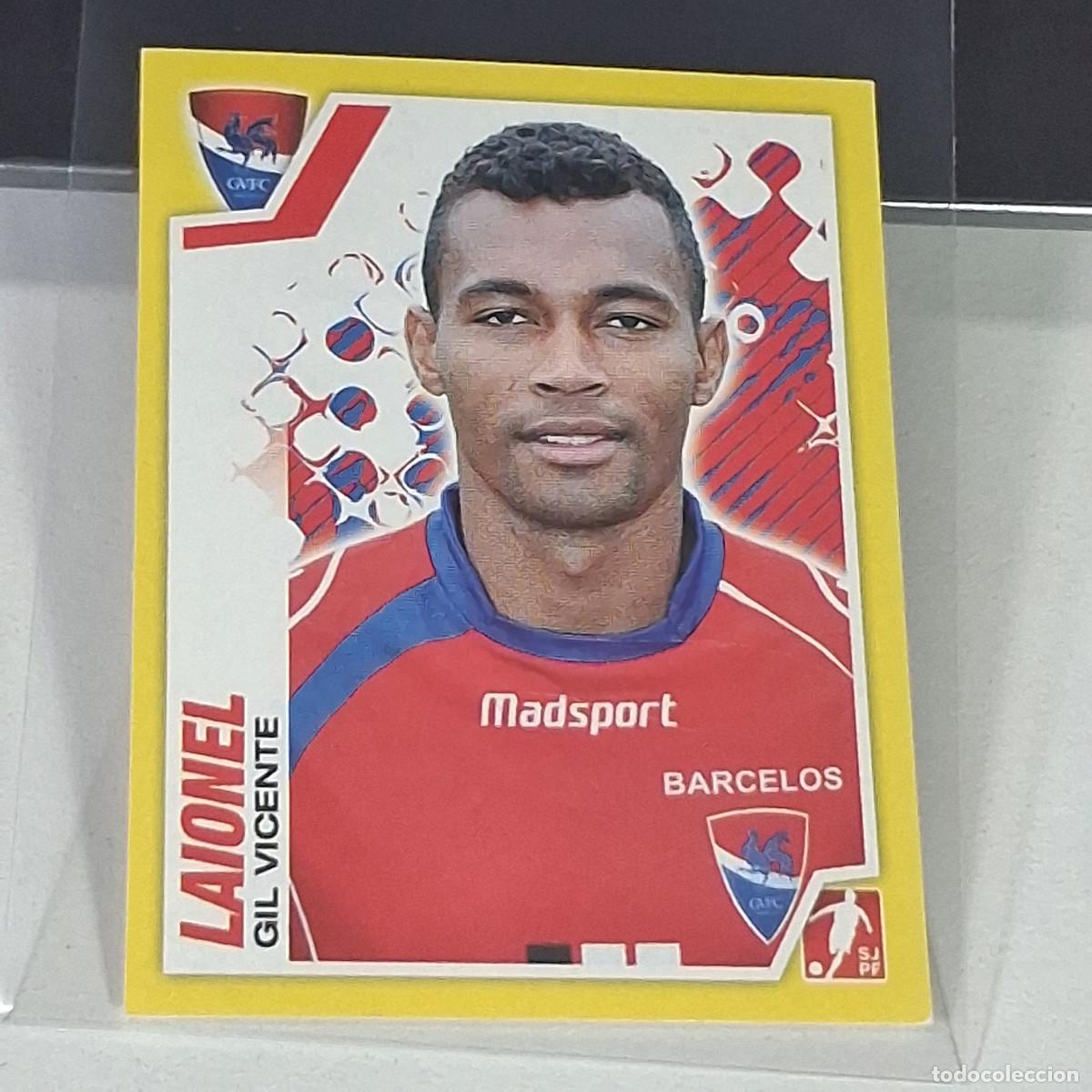 Cromos de f&uacute;tbol: B54 119 LAIONEL GIL VICENTE STICKER CROMO SJPF LIGA NOS PORTUGAL PANINI FUTEBOL 2011-2012 11-12