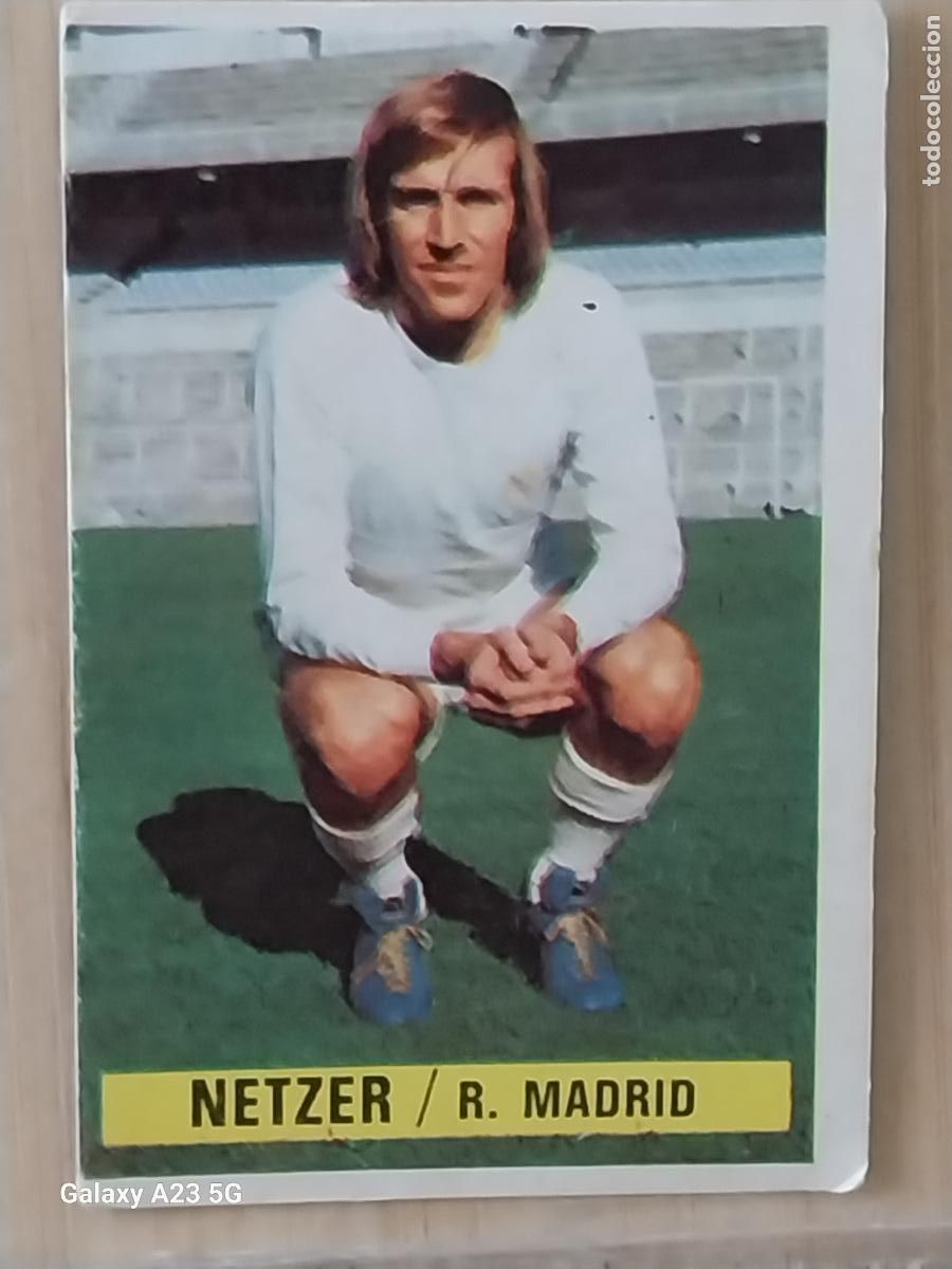 Cromos de f&uacute;tbol: NETZER REAL MADRID ******** ED ESTE LIGA 1974 74 75 1975 CROMO ORIGINAL SIN PEGAR NUNCA