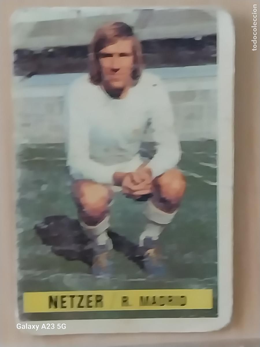 Cromos de f&uacute;tbol: NETZER REAL MADRID ******* ED ESTE LIGA 1974 74 75 1975 CROMO ORIGINAL SIN PEGAR NUNCA