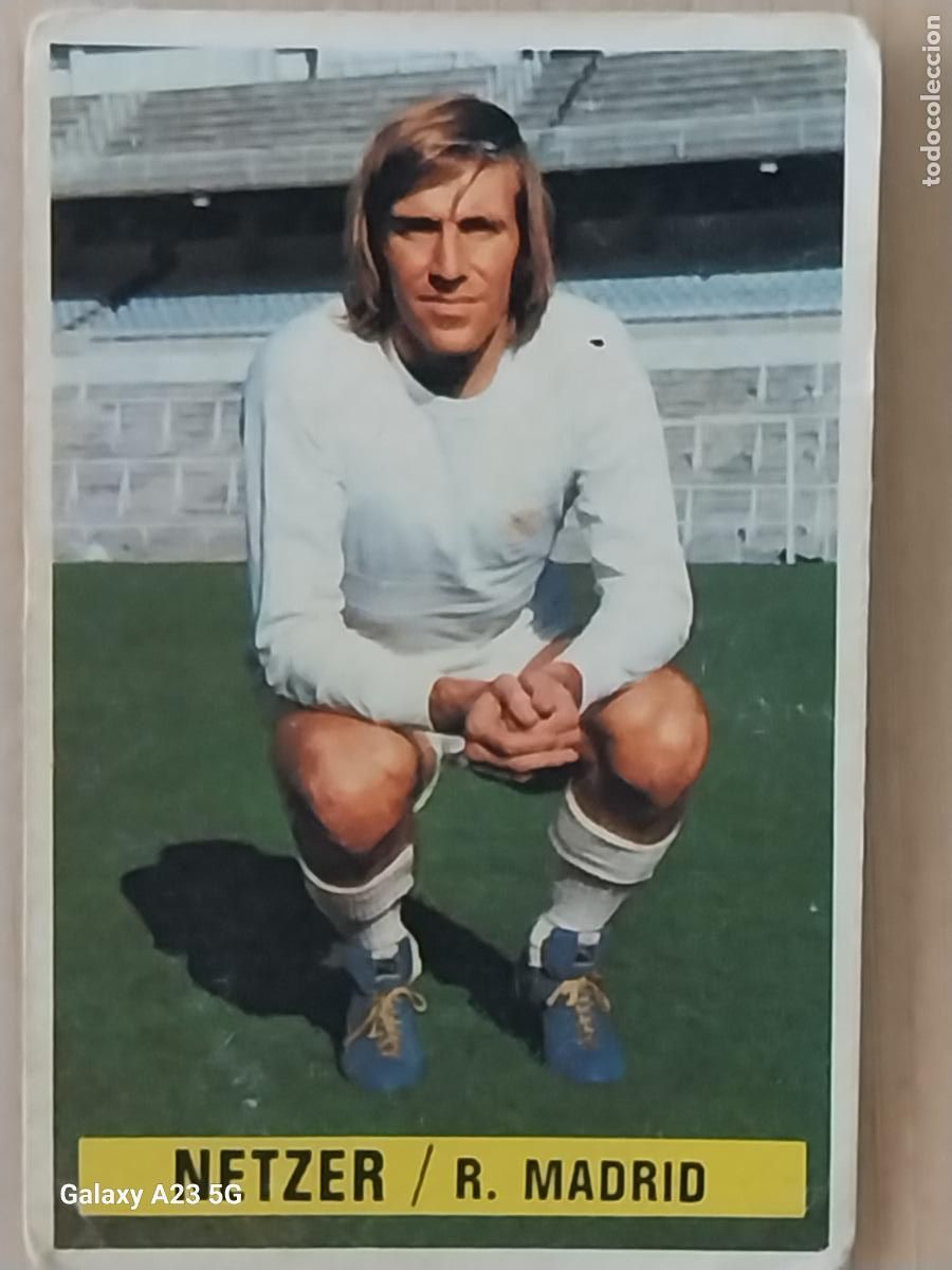 Cromos de f&uacute;tbol: NETZER REAL MADRID ****** ED ESTE LIGA 1974 74 75 1975 CROMO ORIGINAL SIN PEGAR NUNCA