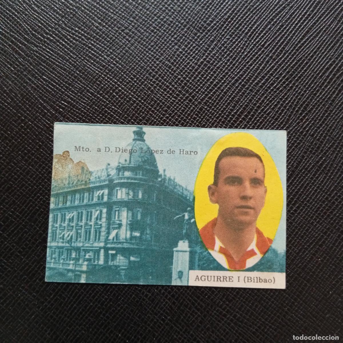 Cromos de f&uacute;tbol: AGUIRRE I BILBAO FHER 1963 1964 CROMO FUTBOL 63 64 LIGA - DESPEGADO - A171 PG127