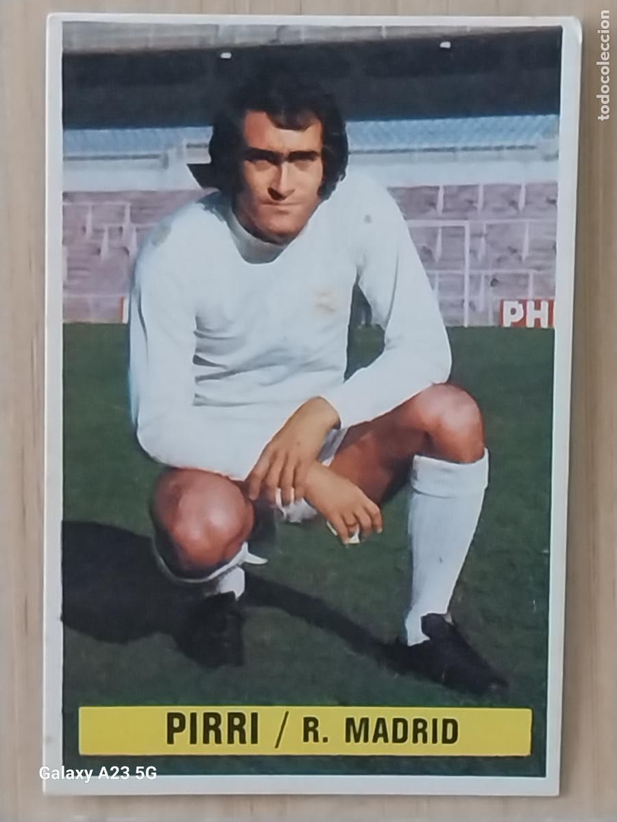 Cromos de Futebol: PIRRI REAL MADRID ************ ED ESTE LIGA 1974 74 75 1975 CROMO ORIGINAL SIN PEGAR NUNCA
