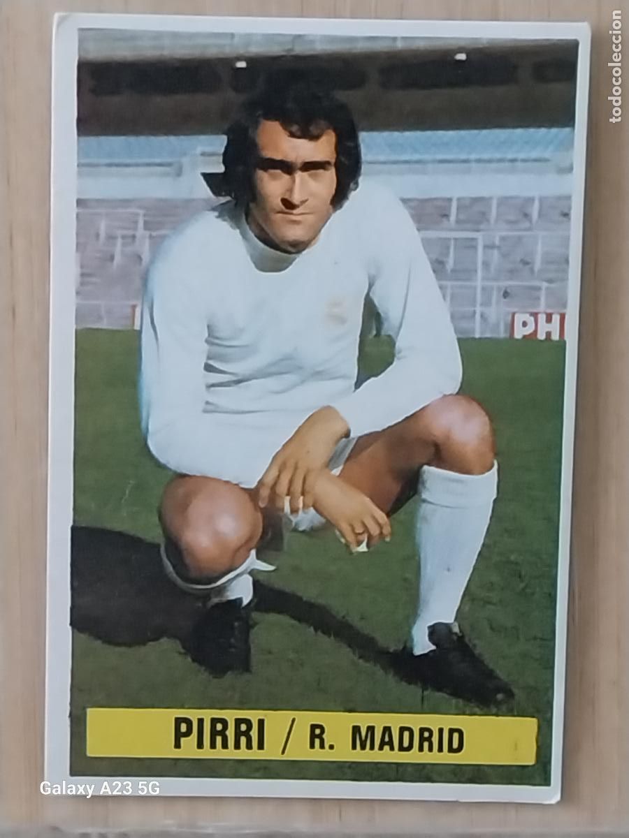 Cromos de Futebol: PIRRI REAL MADRID *********** ED ESTE LIGA 1974 74 75 1975 CROMO ORIGINAL SIN PEGAR NUNCA