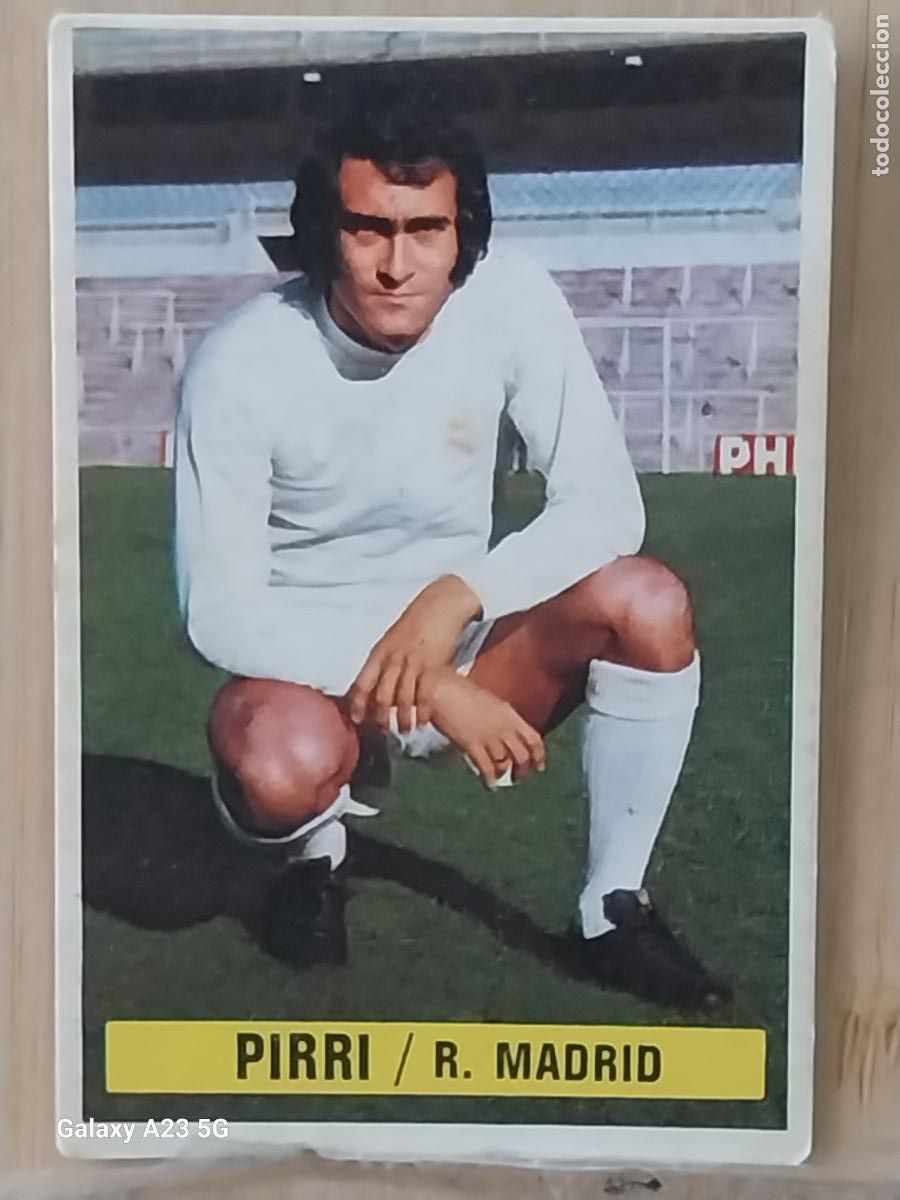 Cromos de Futebol: PIRRI REAL MADRID ********** ED ESTE LIGA 1974 74 75 1975 CROMO ORIGINAL SIN PEGAR NUNCA