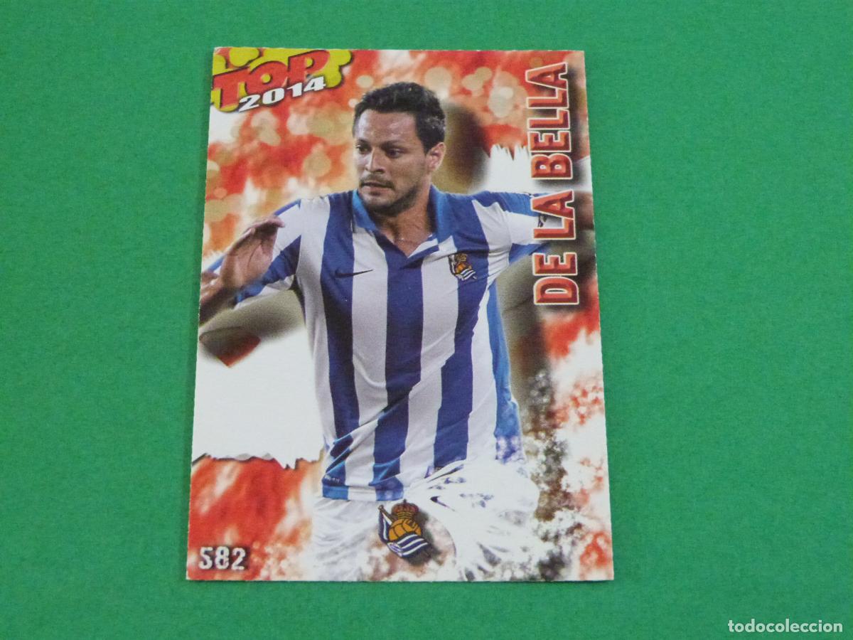 Cromos de Futebol: TRADING CARD FUTBOL DE LA BELLA REAL SOCIEDAD MATE N&ordm; 582 FICHAS LIGA TOP MUNDICROMO 2013-2014/13-14